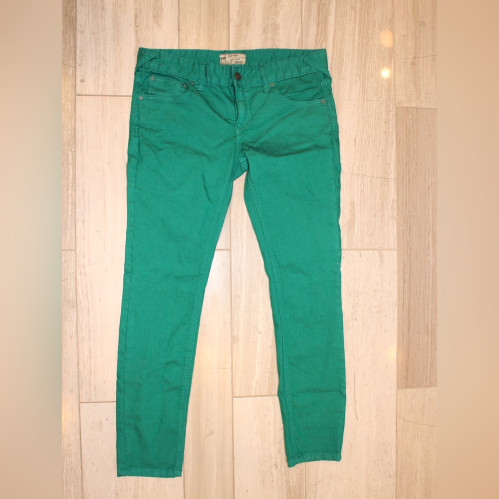 Free People Green Jeans